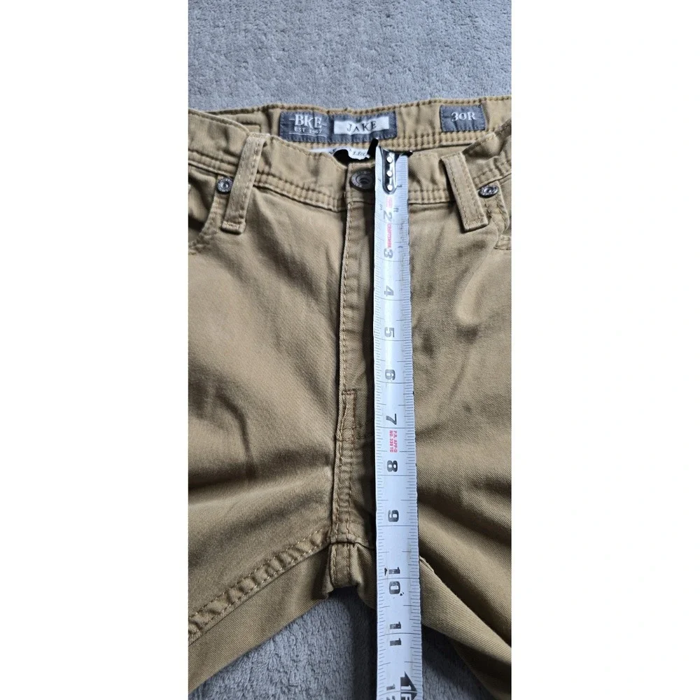 BKE Buckle Jake Straight Leg Jeans Mens 30R 30x30 Tan Khaki Comfort Stretch